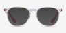 Ray-Ban RB7046 Clear Red PlasticEyeglass Frames from EyeBuyDirect, with Tinted Lenses