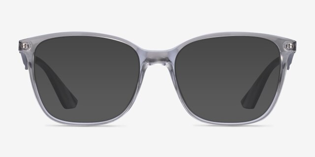 Ray-Ban RB7066 Clear Gray PlasticEyeglass Frames from EyeBuyDirect, with Tinted Lenses