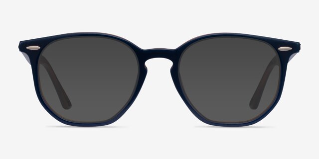 Ray-Ban RB7151 Blue Tortoise AcetateEyeglass Frames from EyeBuyDirect, with Tinted Lenses