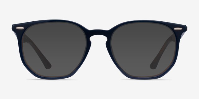 Ray-Ban RB7151 Blue Tortoise AcetateEyeglass Frames from EyeBuyDirect, with Tinted Lenses
