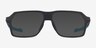 Oakley Bevel Black & Blue PlasticEyeglass Frames from EyeBuyDirect, with Tinted Lenses