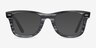 Ray-Ban RB4340V Wayfarer Blue Striped AcetateEyeglass Frames from EyeBuyDirect, with Tinted Lenses