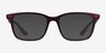 Ray-Ban RB7144M Dark Burgundy PlasticEyeglass Frames from EyeBuyDirect, with Tinted Lenses