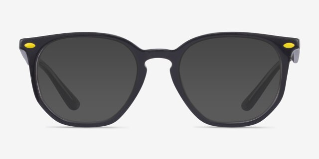 Ray-Ban RB7151M Gray & Clear AcetateEyeglass Frames from EyeBuyDirect, with Tinted Lenses
