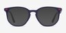 Ray-Ban RB7151M Blue & Clear AcetateEyeglass Frames from EyeBuyDirect, with Tinted Lenses