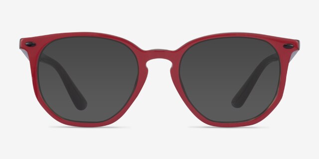Ray-Ban RB7151M Red & Tortoise AcetateEyeglass Frames from EyeBuyDirect, with Tinted Lenses