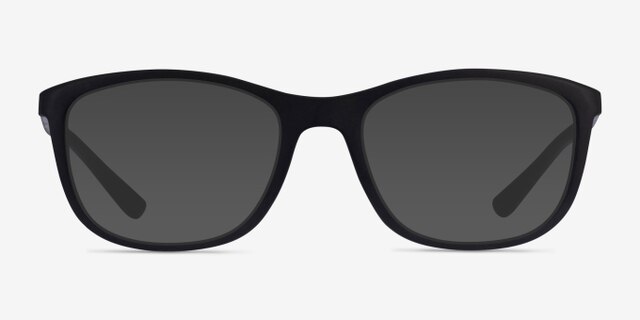 Ray-Ban RB7169 Matte Black PlasticEyeglass Frames from EyeBuyDirect, with Tinted Lenses