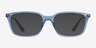 Ray-Ban RB7176 Clear Blue PlasticEyeglass Frames from EyeBuyDirect, with Tinted Lenses