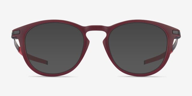 Oakley Pitchman R Burgundy & Black PlasticEyeglass Frames from EyeBuyDirect, with Tinted Lenses