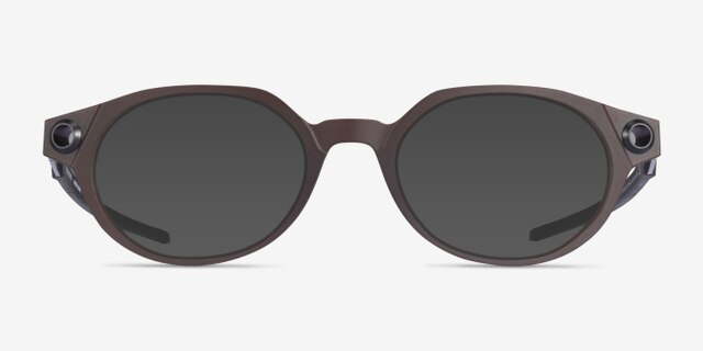 Oakley Bolster Brown MetalEyeglass Frames from EyeBuyDirect, with Tinted Lenses