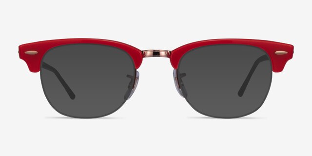Ray-Ban RB4354V Red Rose Gold AcetateEyeglass Frames from EyeBuyDirect, with Tinted Lenses
