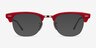Ray-Ban RB4354V Red Rose Gold AcetateEyeglass Frames from EyeBuyDirect, with Tinted Lenses