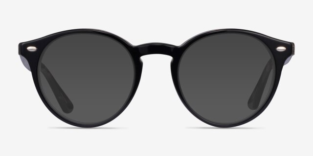Ray-Ban RB5376 Black Tortoise AcetateEyeglass Frames from EyeBuyDirect, with Tinted Lenses