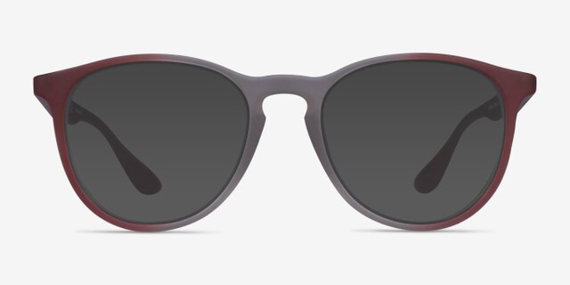 Ray-Ban RB7046 Gray Red PlasticEyeglass Frames from EyeBuyDirect, with Tinted Lenses