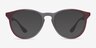 Ray-Ban RB7046 Gray Red PlasticEyeglass Frames from EyeBuyDirect, with Tinted Lenses