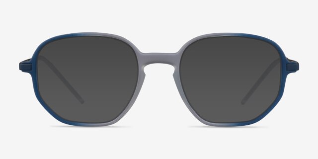 Ray-Ban RB7152 Clear Blue MetalEyeglass Frames from EyeBuyDirect, with Tinted Lenses