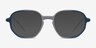 Ray-Ban RB7152 Clear Blue MetalEyeglass Frames from EyeBuyDirect, with Tinted Lenses