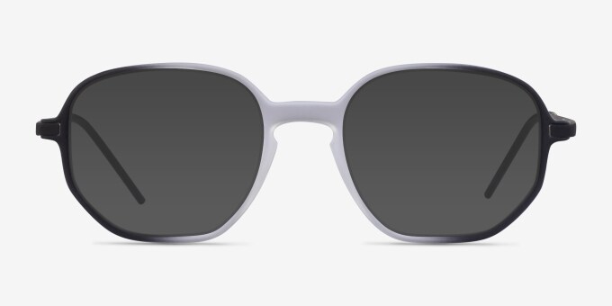 Ray-Ban RB7152 - Geometric Clear Blue Frame Eyeglasses