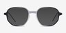 Ray-Ban RB7152 Clear Black MetalEyeglass Frames from EyeBuyDirect, with Tinted Lenses