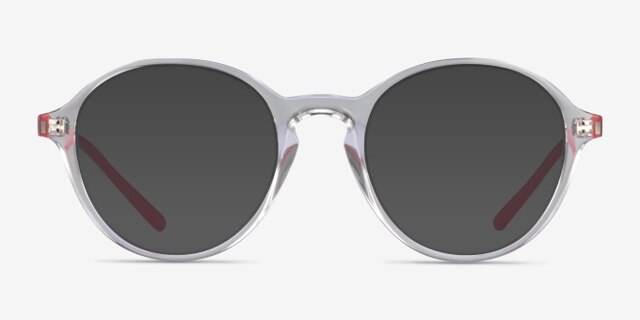 Ray-Ban RB7173 Clear Pink PlasticEyeglass Frames from EyeBuyDirect, with Tinted Lenses