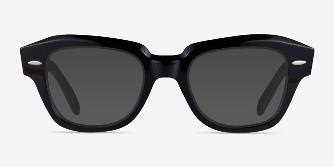 Ray-Ban RB5486 - Square Black Frame Eyeglasses | Eyebuydirect