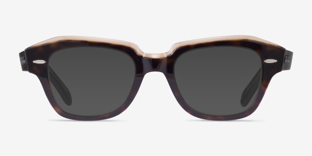 Ray-Ban RB5486 Tortoise AcetateEyeglass Frames from EyeBuyDirect, with Tinted Lenses
