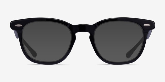 Ray-Ban RB5398 Hawkeye Black AcetateEyeglass Frames from EyeBuyDirect, with Tinted Lenses
