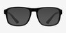 ARNETTE Bobby Shiny Black PlasticEyeglass Frames from EyeBuyDirect, with Tinted Lenses