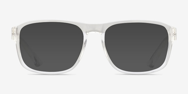 ARNETTE Bobby Shiny Transparent PlasticEyeglass Frames from EyeBuyDirect, with Tinted Lenses
