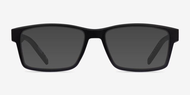 ARNETTE Leonardo Matte Black PlasticEyeglass Frames from EyeBuyDirect, with Tinted Lenses