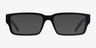 ARNETTE Bazz Matte Black PlasticEyeglass Frames from EyeBuyDirect, with Tinted Lenses