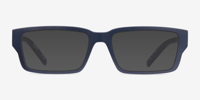 ARNETTE Bazz Matte Blue PlasticEyeglass Frames from EyeBuyDirect, with Tinted Lenses