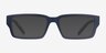 ARNETTE Bazz Matte Blue PlasticEyeglass Frames from EyeBuyDirect, with Tinted Lenses