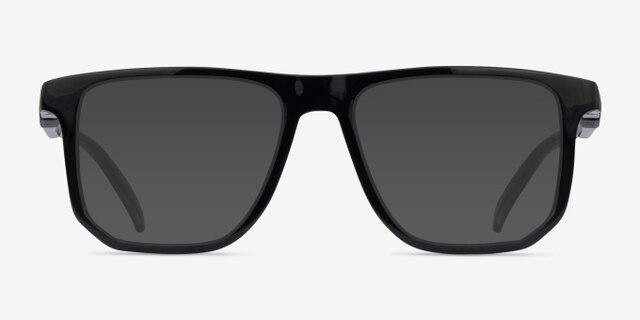 ARNETTE Spike Black PlasticEyeglass Frames from EyeBuyDirect, with Tinted Lenses