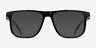 ARNETTE Spike Black PlasticEyeglass Frames from EyeBuyDirect, with Tinted Lenses