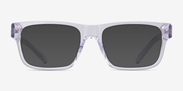 ARNETTE Kokoro Shiny Transparent AcetateEyeglass Frames from EyeBuyDirect, with Tinted Lenses