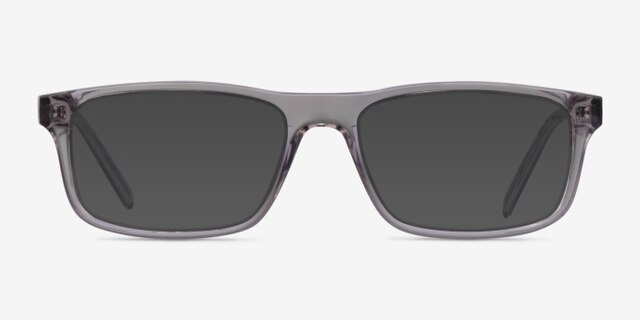 ARNETTE Dark Voyager Transparent Gray PlasticEyeglass Frames from EyeBuyDirect, with Tinted Lenses