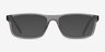 ARNETTE Dark Voyager Transparent Gray PlasticEyeglass Frames from EyeBuyDirect, with Tinted Lenses