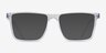 ARNETTE Brawler Crystal PlasticEyeglass Frames from EyeBuyDirect, with Tinted Lenses