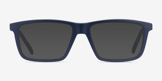 ARNETTE Eyeke Matte Blue PlasticEyeglass Frames from EyeBuyDirect, with Tinted Lenses