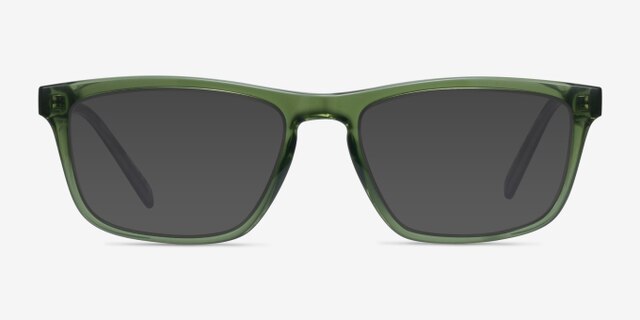 ARNETTE Roboto Transparent Military Green PlasticEyeglass Frames from EyeBuyDirect, with Tinted Lenses