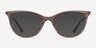 Vogue Eyewear VO5239 Brown PlasticEyeglass Frames from EyeBuyDirect, with Tinted Lenses
