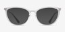 Vogue Eyewear VO5276 Transparent PlasticEyeglass Frames from EyeBuyDirect, with Tinted Lenses
