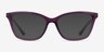 Vogue Eyewear VO5285 Transparent Purple PlasticEyeglass Frames from EyeBuyDirect, with Tinted Lenses
