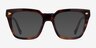 Vogue Eyewear VO5371 Striped Tortoise AcetateEyeglass Frames from EyeBuyDirect, with Tinted Lenses