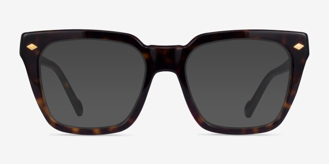 Vogue Eyewear VO5371 Dark Tortoise AcetateEyeglass Frames from EyeBuyDirect, with Tinted Lenses