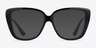 Vogue Eyewear VO5413 Black PlasticEyeglass Frames from EyeBuyDirect, with Tinted Lenses