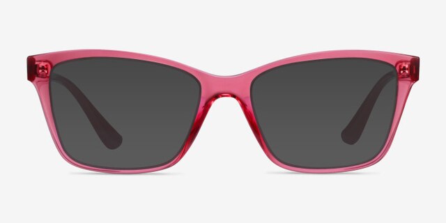Vogue Eyewear VO5420 Transparent Cherry PlasticEyeglass Frames from EyeBuyDirect, with Tinted Lenses