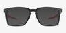 Oakley Exchange Satin Black PlasticEyeglass Frames from EyeBuyDirect, with Tinted Lenses