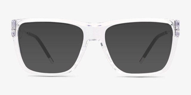 Oakley Nxtlvl Polished Clear PlasticEyeglass Frames from EyeBuyDirect, with Tinted Lenses